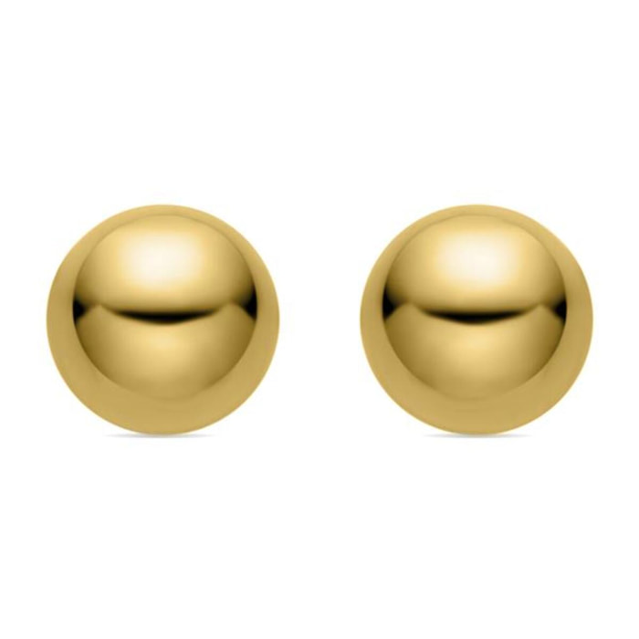 Pendientes Lux by Lux acabados oro anmarillo 18k