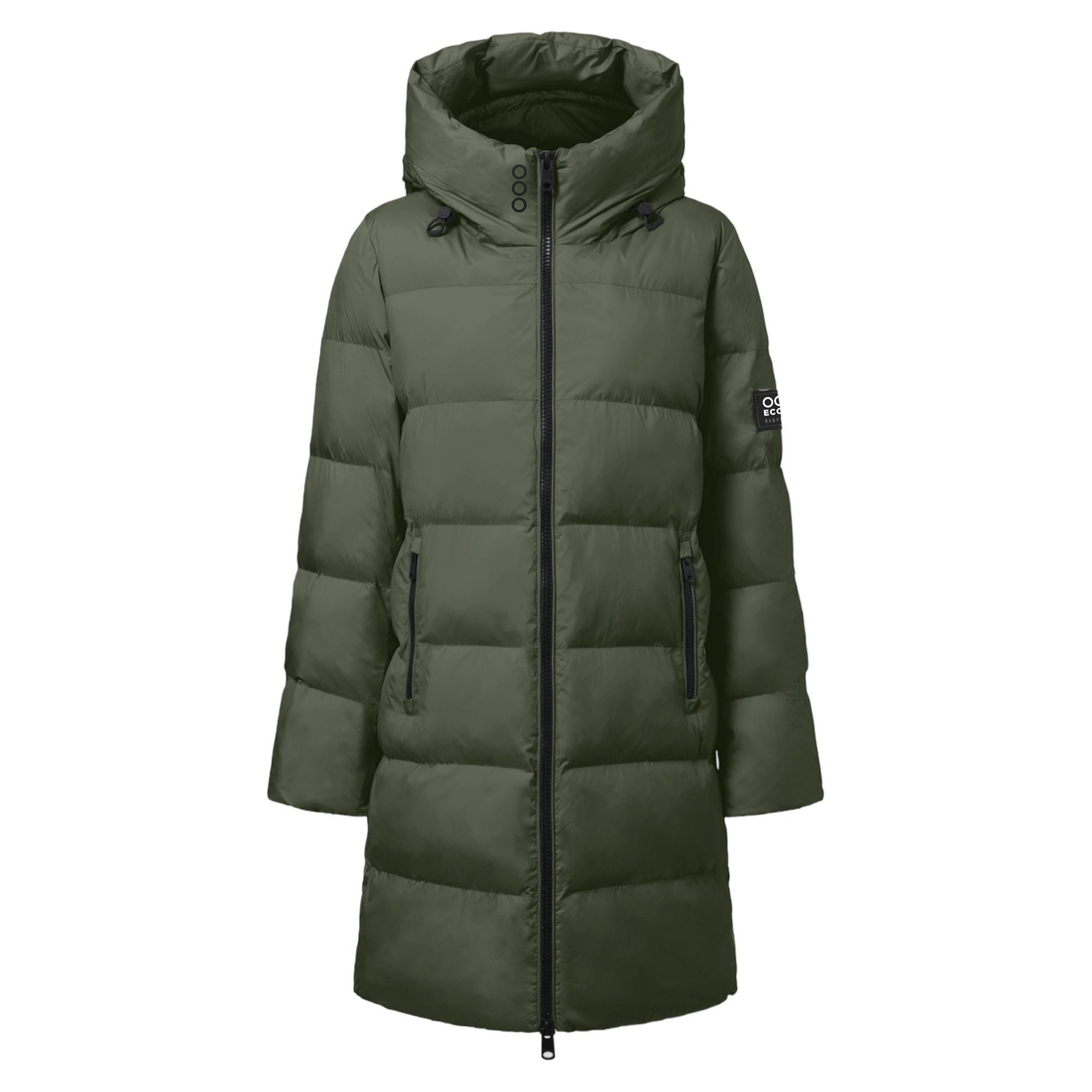 Abrigo para mujer ECOON Biarritz Long jacket - Khaki