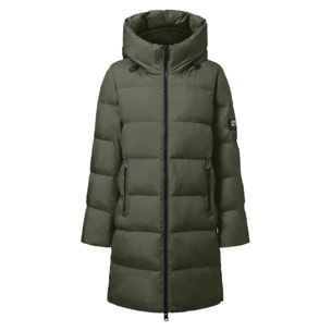 Abrigo para mujer ECOON Biarritz Long jacket - Khaki