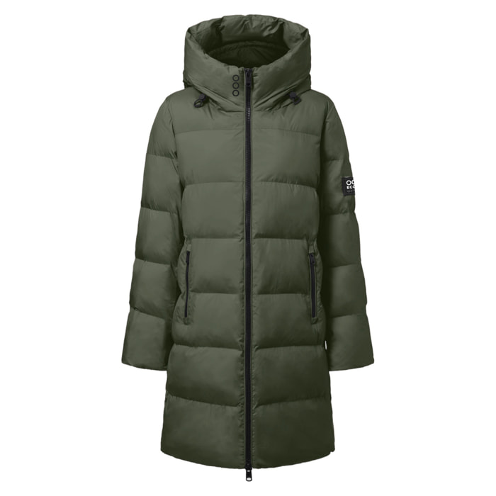 Abrigo para mujer ECOON Biarritz Long jacket - Khaki