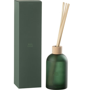 J-Line Bâtonnets parfumés Accords Essentiels - Bois Givré - vert - 550 ml