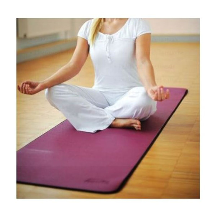 Tapis de yoga SISSEL et pilates bordeaux