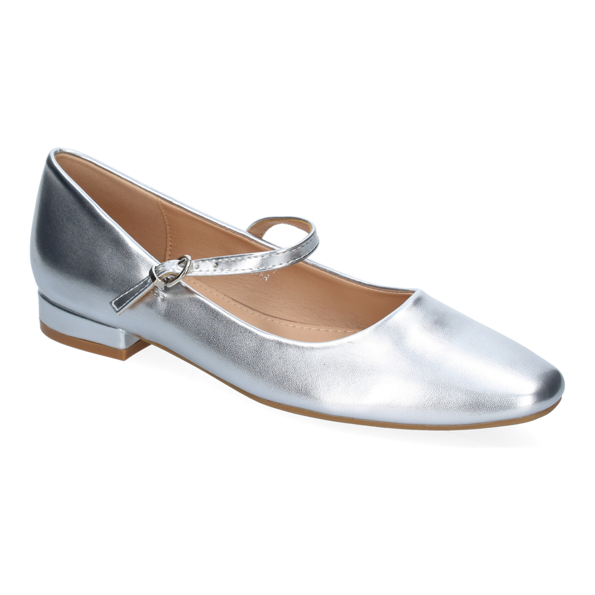 Zapato de Mujer tipo Bailarina Francesita con Elegante Diseño y Cierre de Hebilla