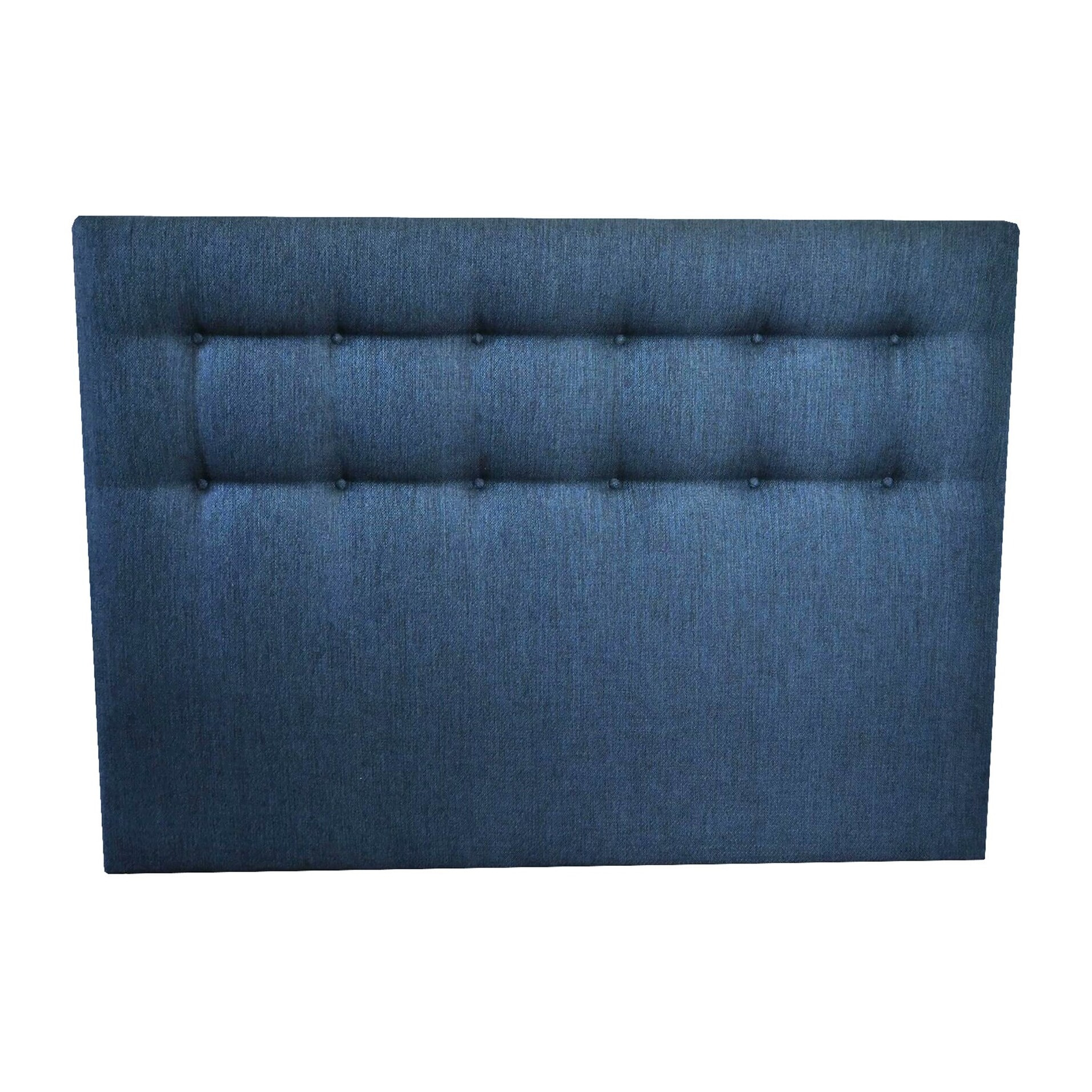 Tête de lit capitonnée CRÉPUSCULE - bleu marine