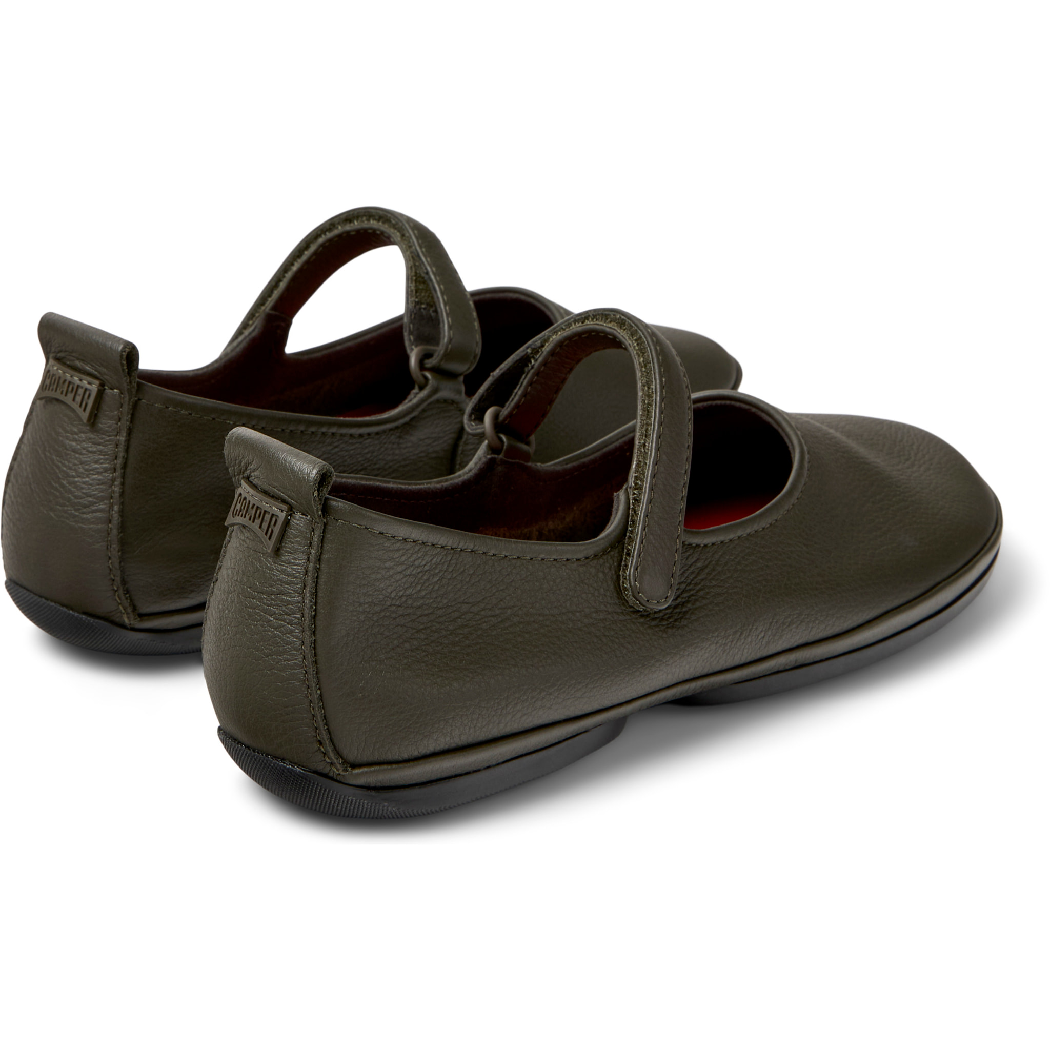 Ballerine - CAMPER Right Nina - Verde - Pelle liscia