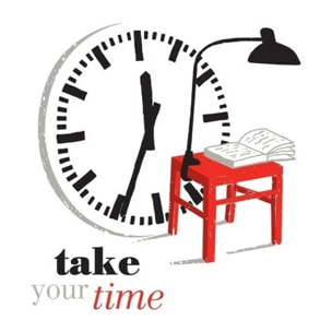 Rideau de douche polyester TAKE YOUR TIME 180x200cm QUALITE PREMIUM - Anneaux inclus MSV
