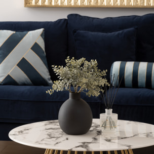 Vase céramique Rily noir H18cm