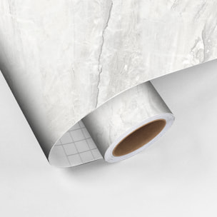 Revêtement sticker sol - MARBRE DE TRENTE - Rouleau adhésif Protection Anti-dérapant