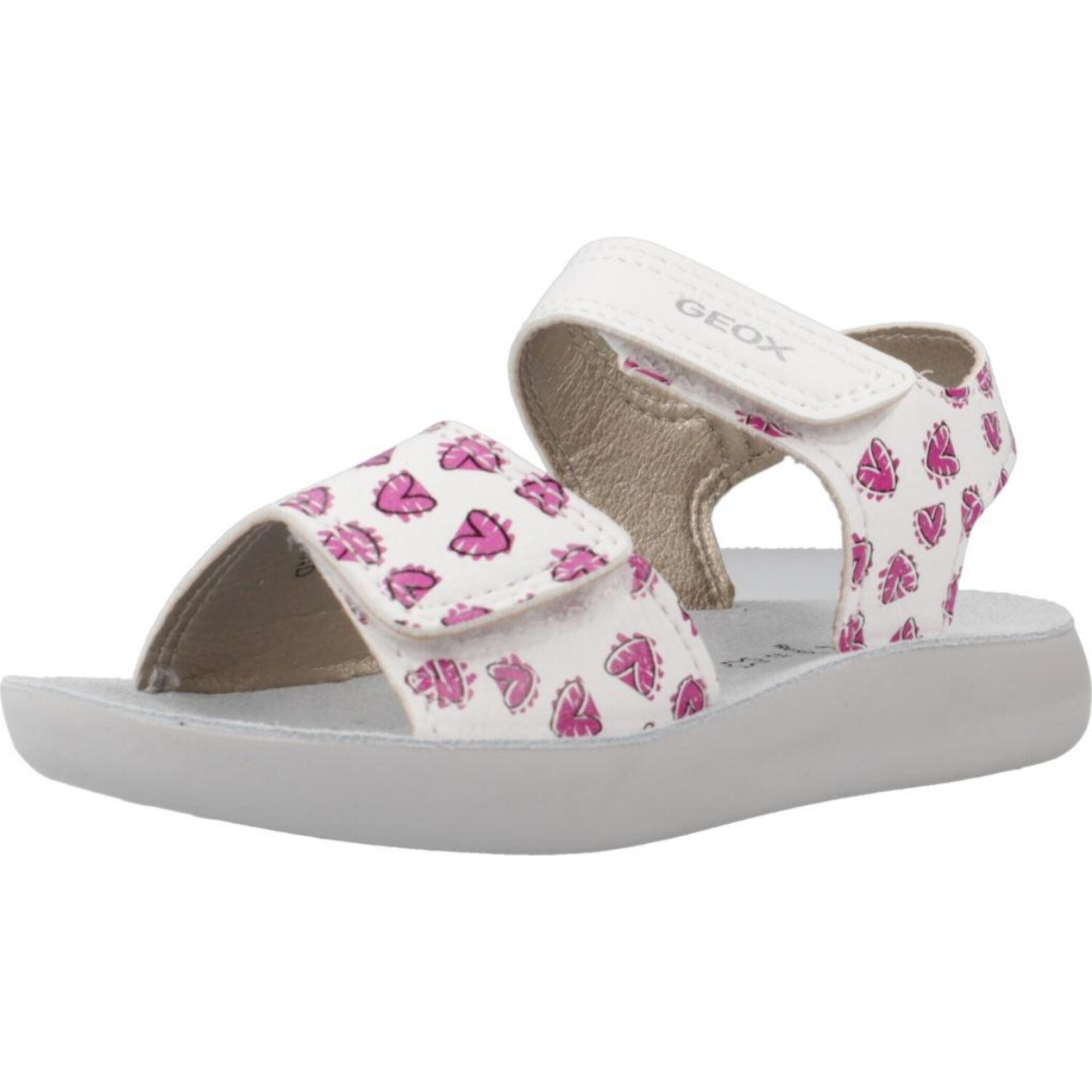 Sandalias Niña de la marca GEOX  modelo B SANDAL LIGHTFLOPPY BLANCO