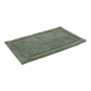 Tapis de bain fluffy Colorama 50x75cm vert ficus