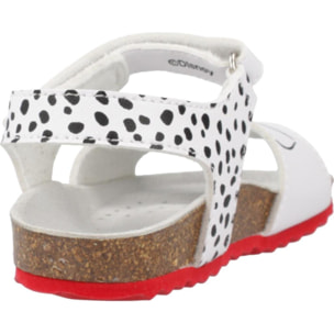 Sandalias Niño de la marca GEOX  modelo B SANDAL CHALKI GIRL BLANCO