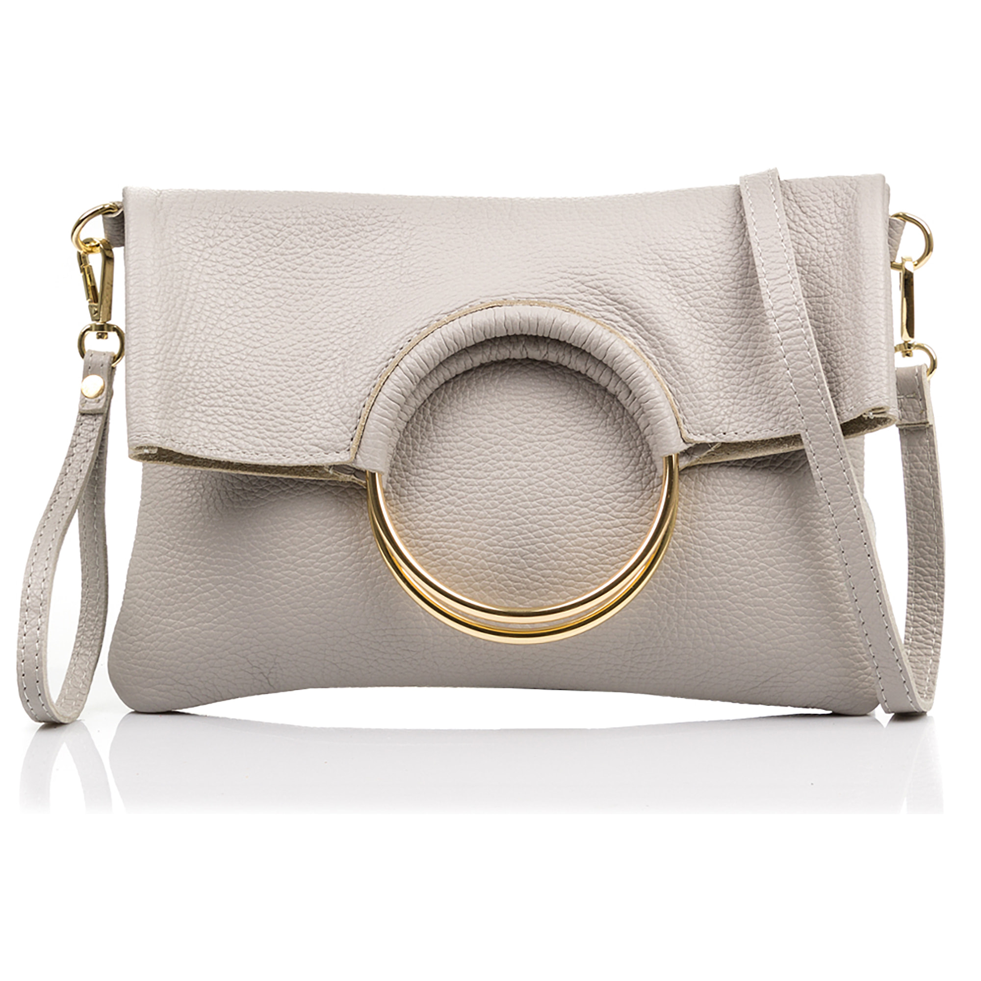 Corinna Borsa a tracolla Donna.Pelle autentica Dollaro