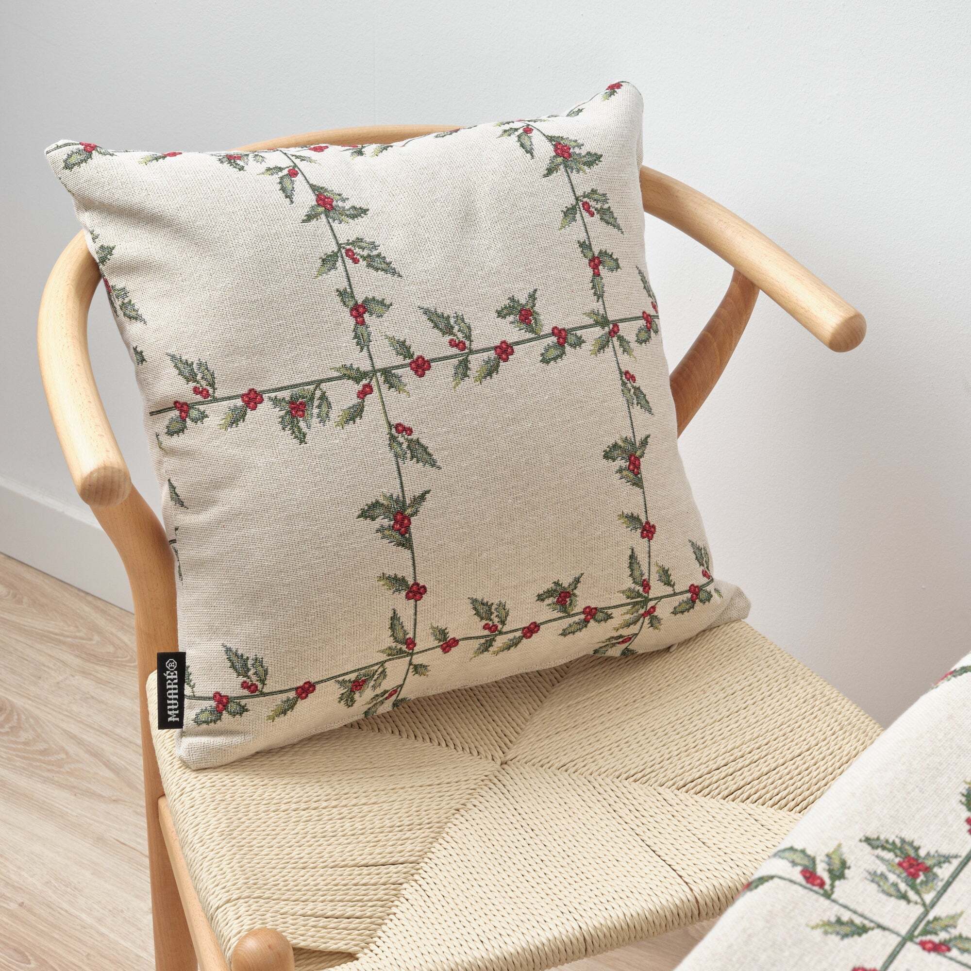 Housse de coussin jacquard 45x45 cm 33711B