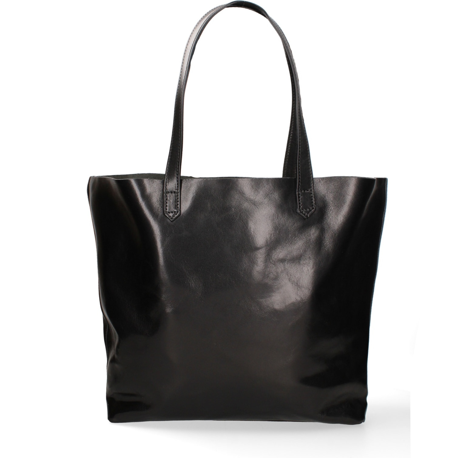 Borsa a mano da donna - Modello False - 100% pelle di vacchetta - 35.0 x 45.0 x 11.0 cm