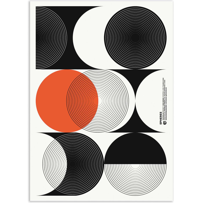 Affiche - Spheres - Posterlad