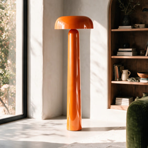Lampadaire en métal orange - Livia