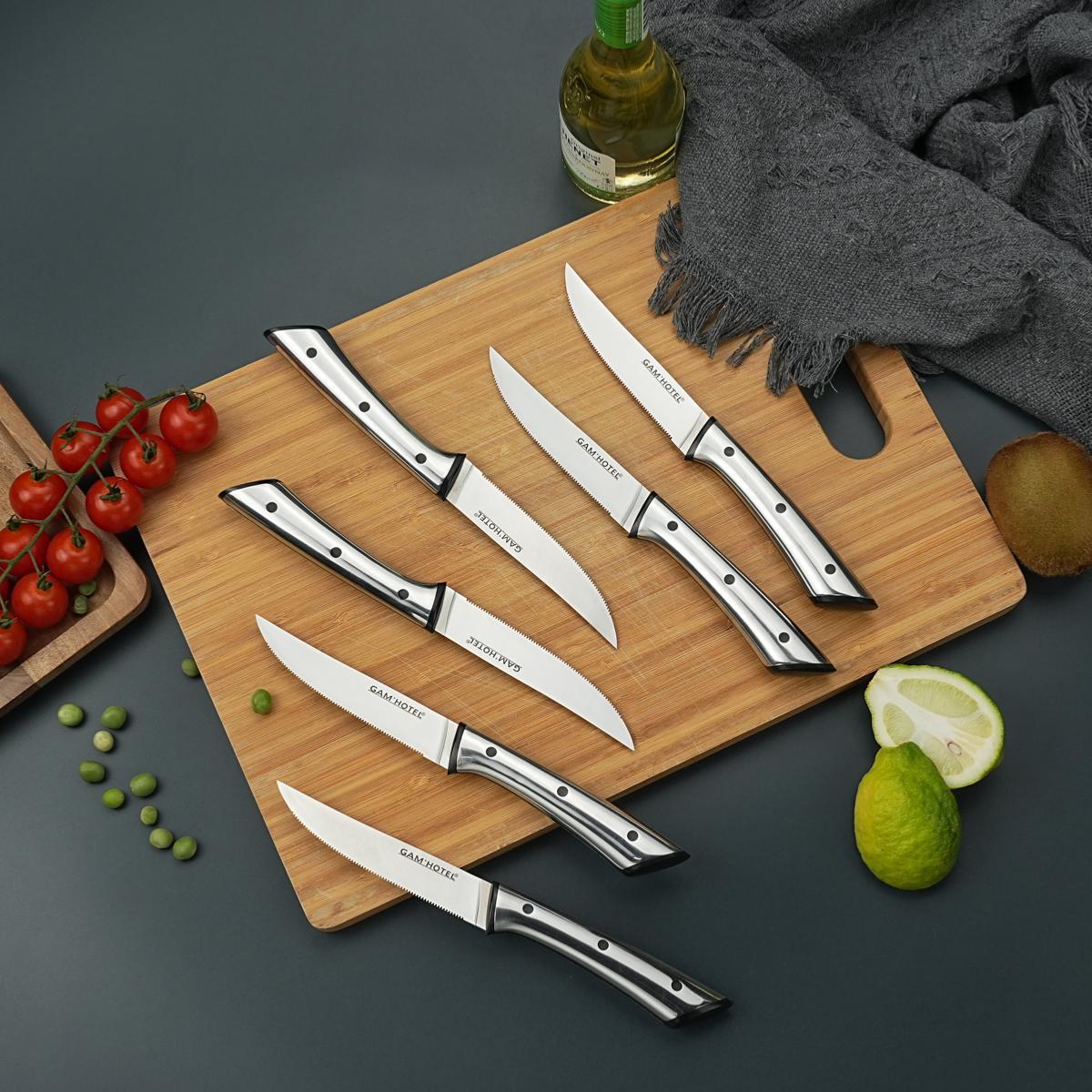 Set 6 couteaux à steak - "Sharp"