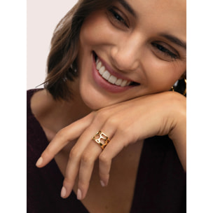 Anello Dotty Placcato Oro