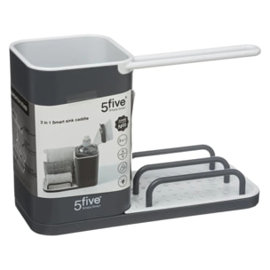 Organiseur d'évier 4en1 "Néo" gris anthracite