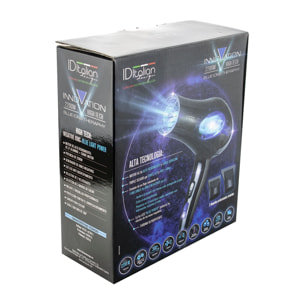 Asciugacapelli Innovation 2200W Higt Thec Blue Ions Therapy - 2200W - Nero