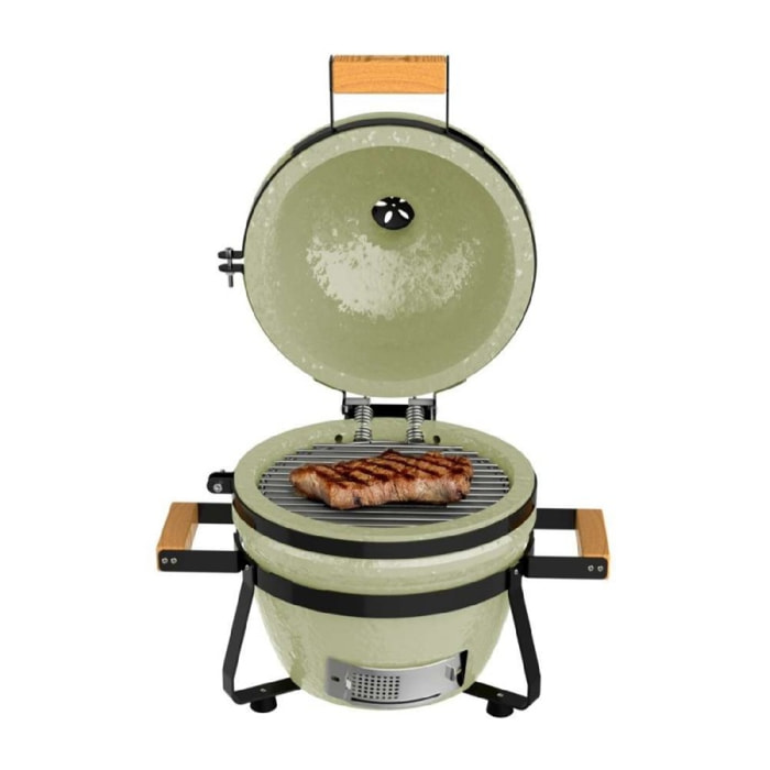 Cecotec Barbacoa de Ceramica Parrilla de Carbón DragonFire 3200. Resistente a 10