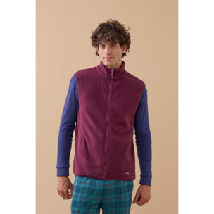 Smanicato uomo paddy in pile con zip Noidinotte