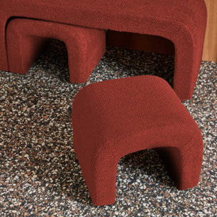 Banc et tabourets gigognes bouclette  INO