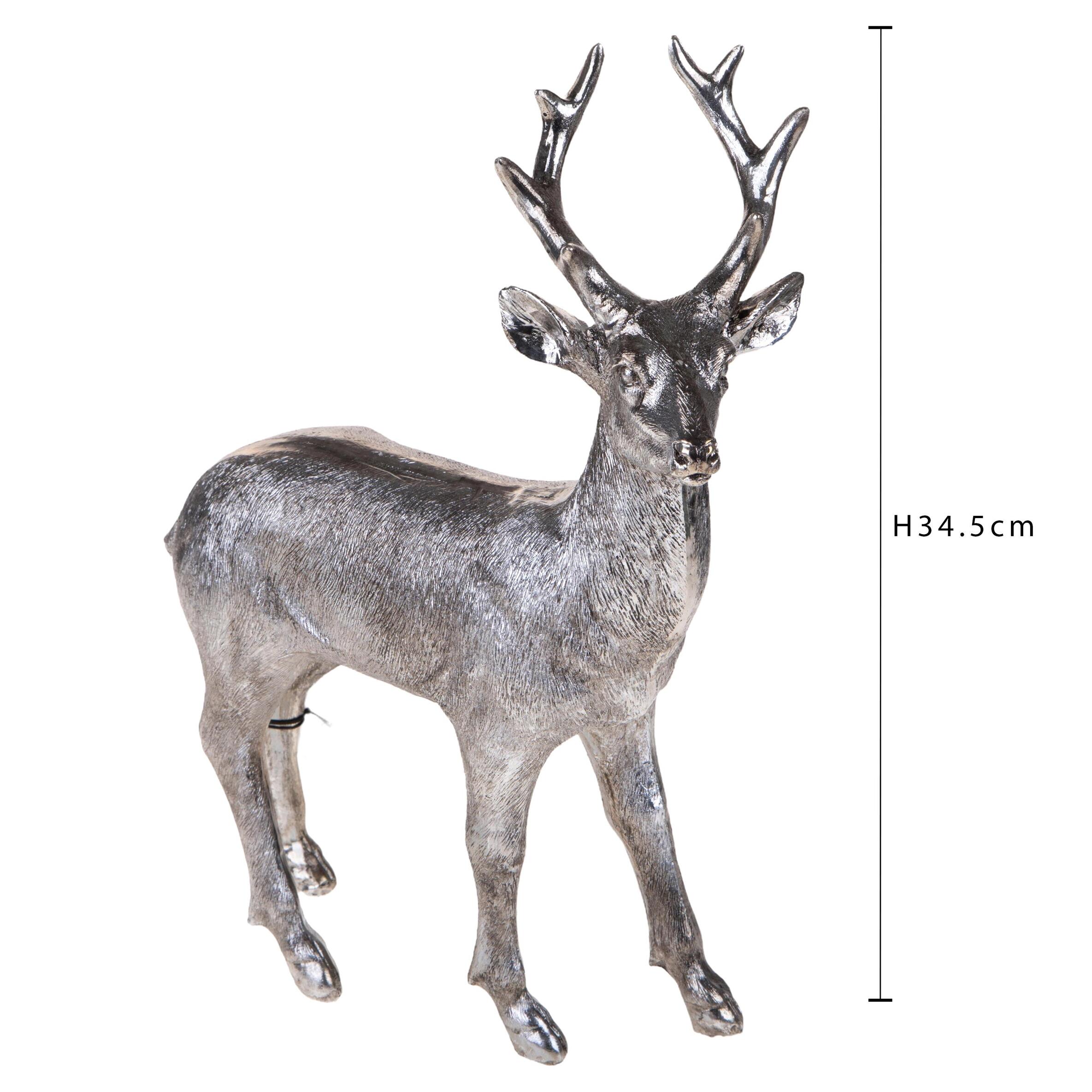 Renna in piedi - Pezzi 1 - 26xH34,5x11cm - Bianchi Dino SpA