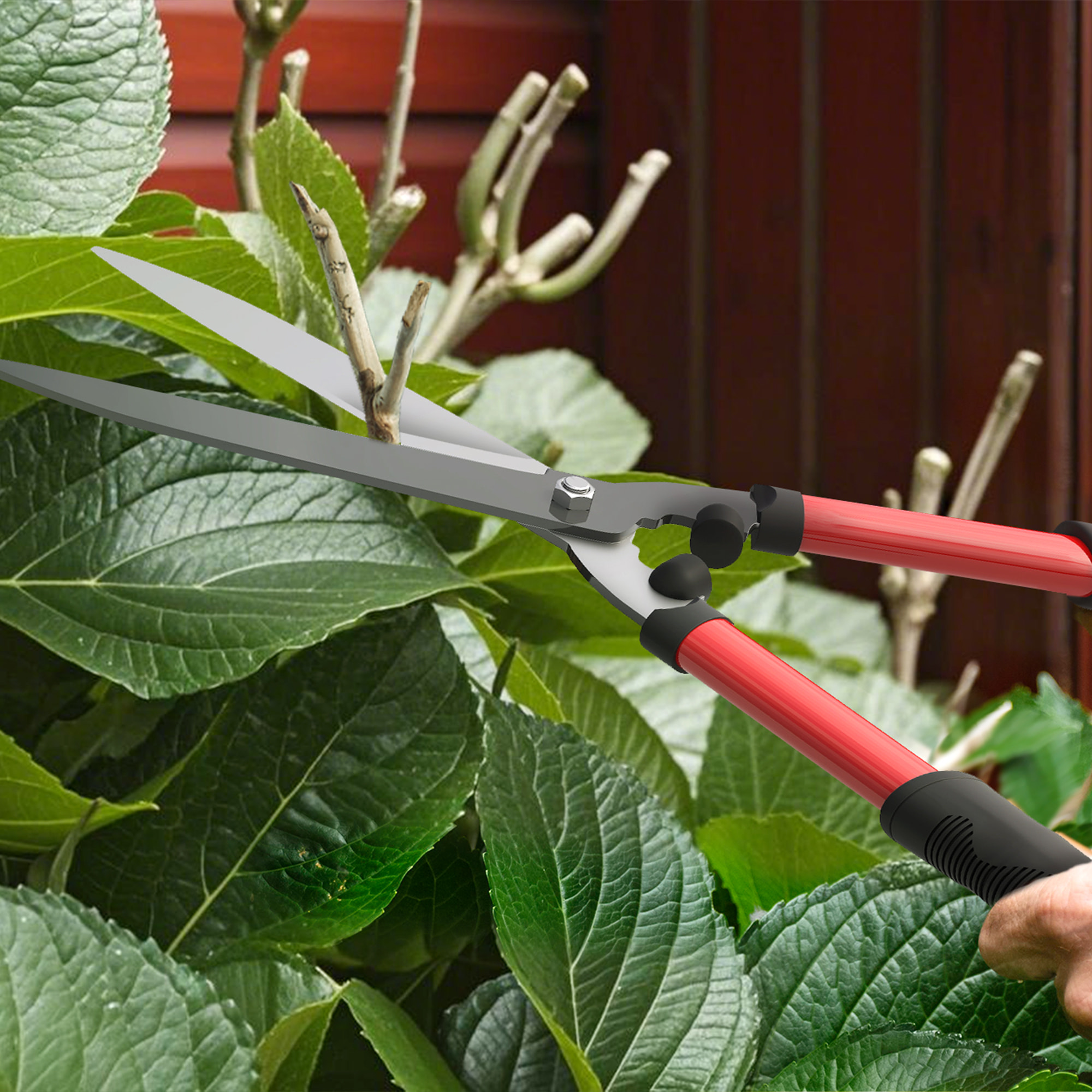Juego de Herramientas para Jardín de 3 Piezas Juego de Herramientas Jardinería con Tijeras de Jardín Cortarramas Tijeras de Podar y Mangos de Goma Antideslizantes Ligera Para Podar Plantas