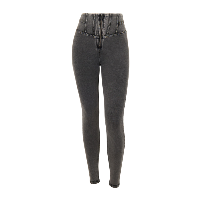 Pantaloni WR.UP® superskinny effetto denim vita alta design