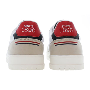 Sneakers U.S. Polo Assn. bianco-rosso