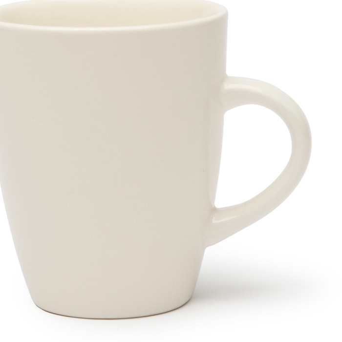 Set 6 Mug Excelsa – Fashion White, Ceramica Bianco