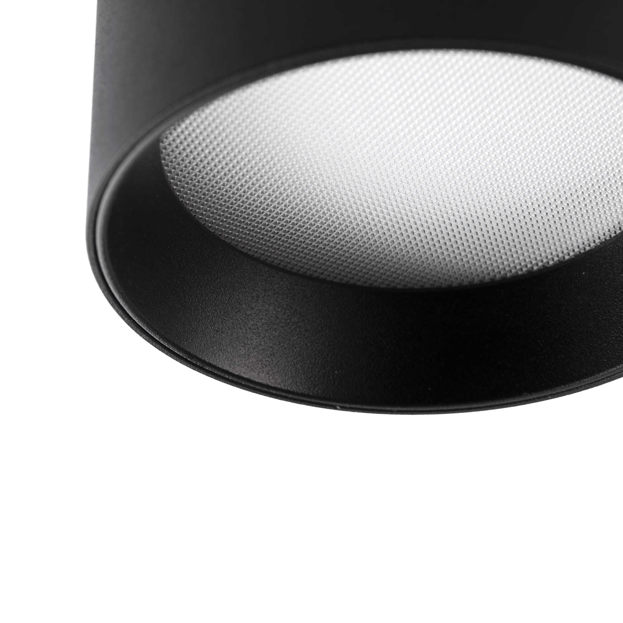 MIZU Lampada plafoniera nera 8W