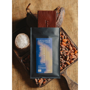 Tablette de chocolat noir 70% à la fleur de sel - Bean To Bar - 75g Bio