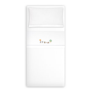 Triptico Cuna Franela Granja Koala Bco/Verde