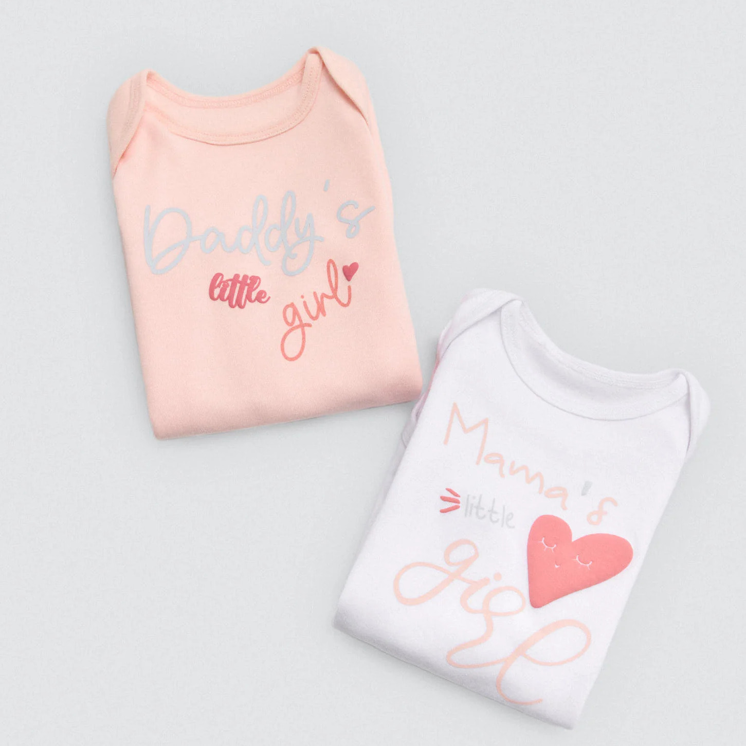 Confezione da 2 body a maniche lunghe per neonato Mama's and Daddy's Girl