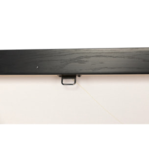 Set 2 Cuadros Tigre/leon Marco Negro 100x4x100cm