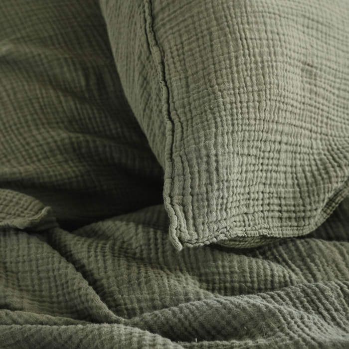Housse de couette en gaze de coton, SIMPLEMENT GAUFRÉ
