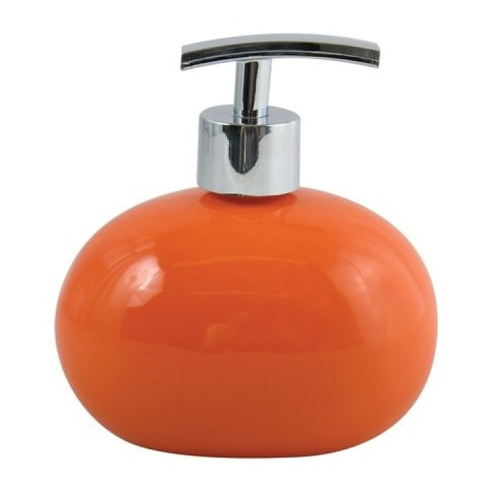 Distributeur de savon Céramique  JAVA Orange MSV