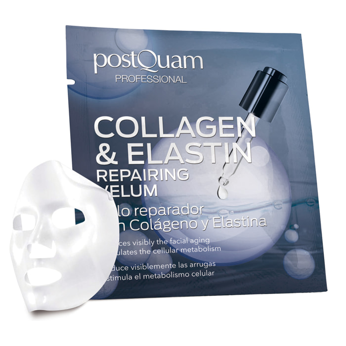 Masque facial collagène et elastine