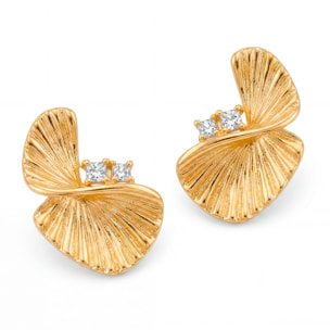 Pendientes Pemier acabado oro amarillo 18k