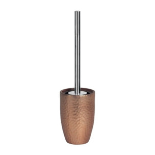 Brosse Wc avec support Céramique DARWIN HAMMERED Cuivré Spirella