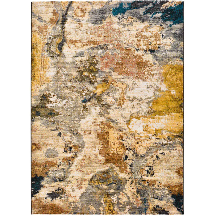 ANOUK Alfombra abstracta de pelo corto multicolor, varias medidas disponibles
