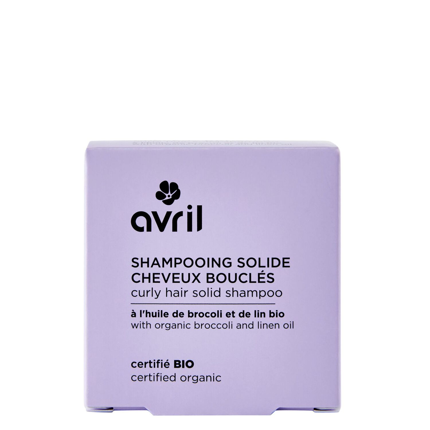 A l'Huile de Brocoli et de Lin - Shampooing Solide Cheveux Bouclés 60 g