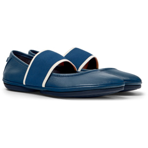 Bailarinas - CAMPER Right Nina - Azul - Cuero liso