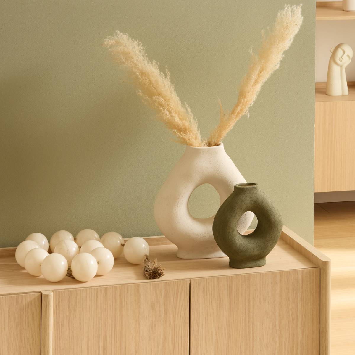 Guirlande déco Carlo L.140cm blanc