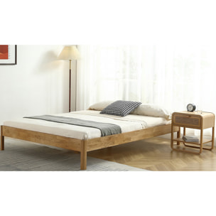 Lit adulte en chêne massif - AINA