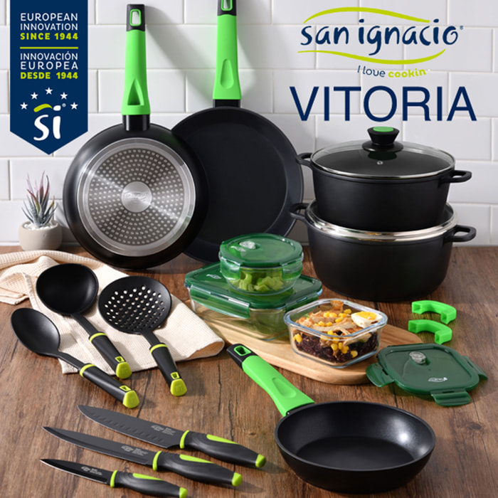 Cacerola con tapa San Ignacio colección Vitoria