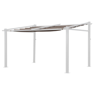 Toile pour pergola murale 3 × 4m FRÉJUS taupe