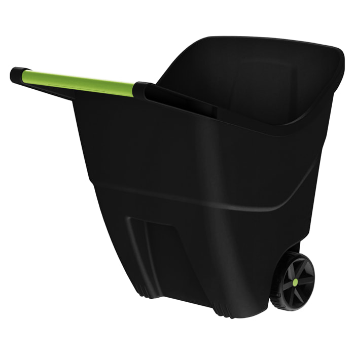 Carro de jardin Prosperplast "Load & Go" 85 L en color negro